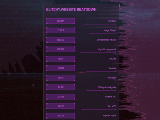 [dj set] glitchy.website
